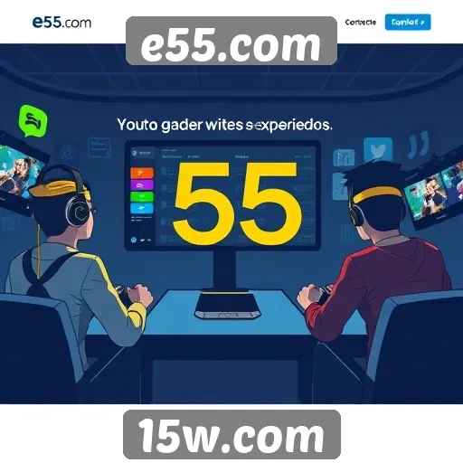 Impacto do e55.com na comunidade gamer